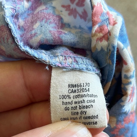 Urban Outfitters Pins and Needles Halter Skirted Romper Blue Floral Summer Large - Picture 5 of 10